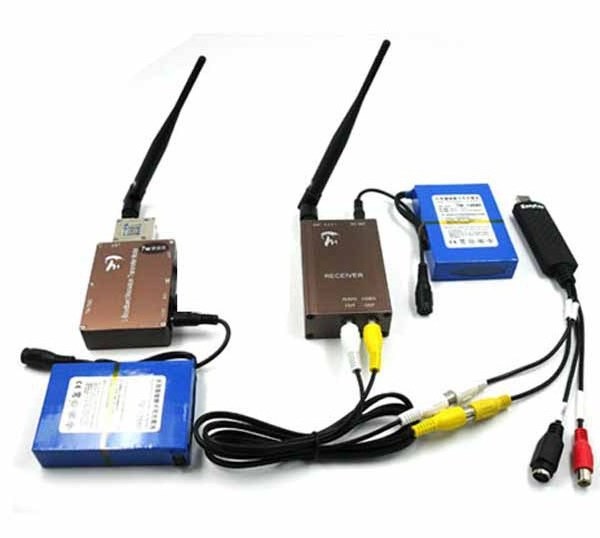 Taiwan 1.3Ghz 7000MW 7W Wireless transceiver,1.3Ghz Video Audio Transmitter Receiver,Long Range FPV CCTV transmitter