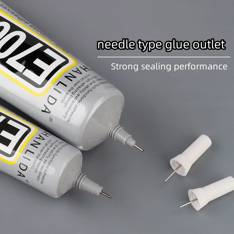 E7000 Glue Waterproof Soft Fabric Glue Clear 50/110ML Handmade DIY Stick Drill Accessory Bonded Leather Jeans Denim Clothes Bag