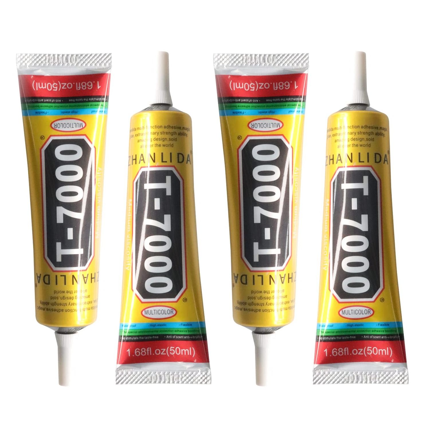 Zhanlida 15ml t7000 Black Contact DIY Glue  With Precision Applicator Tip Phone Repair Screen Glass Leather Fabric Super Glue