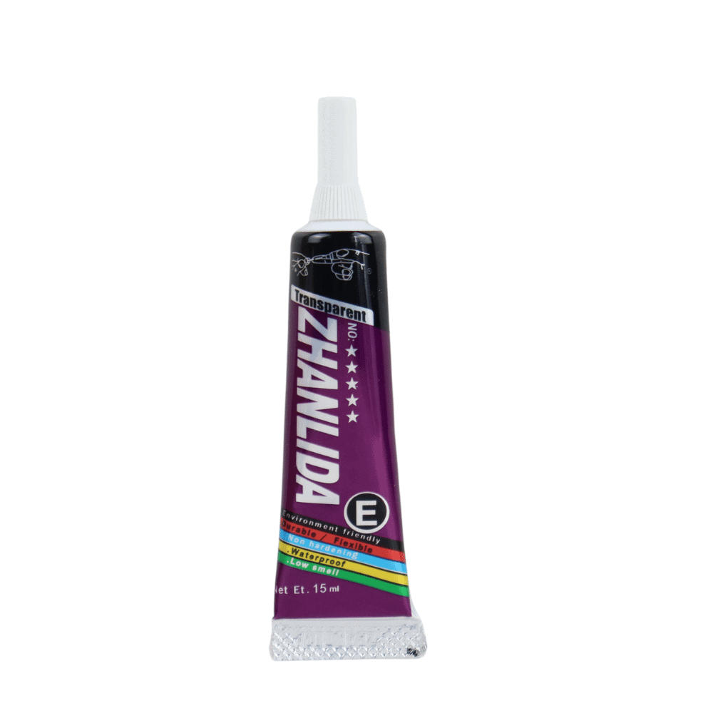 Zhanlida E Clear Contact Adhesive Repair Glue With Precision Applicator Tip - 80ML 50ML 15ML ZHANLIDA E Glue Adhesive