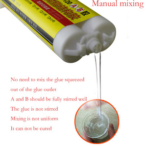 Zhanlida-Epoxy Resin AB Glue Transparent Strong High Temperature Resistant Iron Aluminum Alloy Glass Special Welding AB Glue