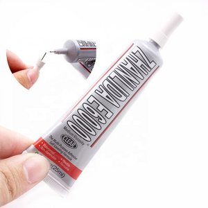 Zhanlida 15/25/50/110mL Glue E6000 Transparent  Epoxy Adhesive Hotfix Adhesive for Crystal Rhinestone Glass Jewelry Polymer Clay