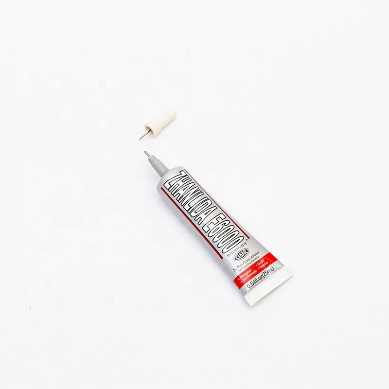 Zhanlida 15/25/50/110mL Glue E6000 Transparent  Epoxy Adhesive Hotfix Adhesive for Crystal Rhinestone Glass Jewelry Polymer Clay