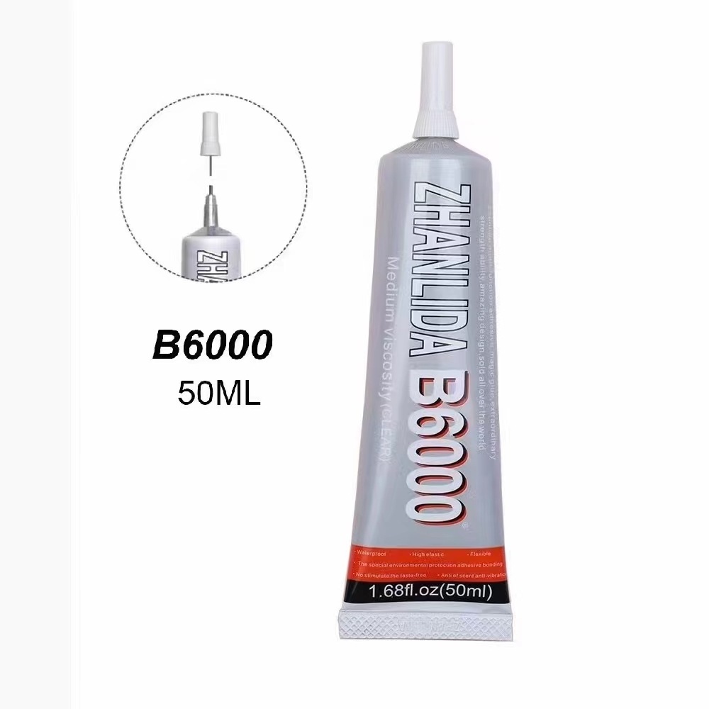 9/15/25/50/110ml B6000 Glue Zhanlida Clear Contact Adhesive Multipurpose Phone Diamond Crystal Jewelry DIY With Precision Tip