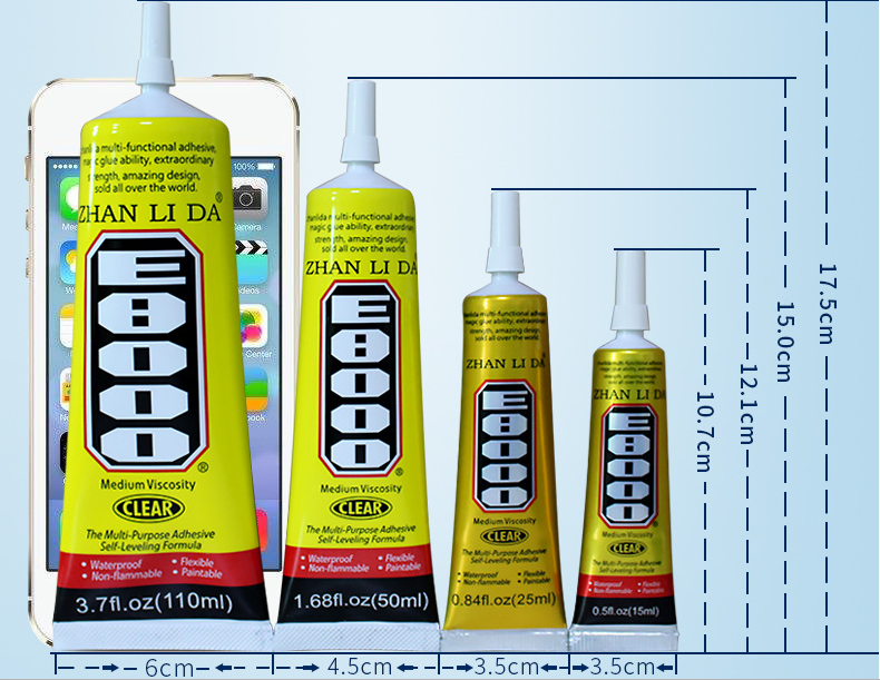 zhanlida e8000 multi-purpose glue 110ml glue for tv screen