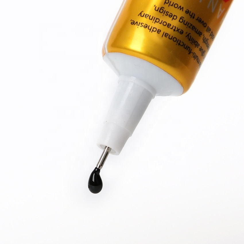 Zhanlida High Strength Low Drawing Black Adhesion T7000 50ml With Viscosity 4800mpa.s Multipurpose Adhesive Plastics Glue