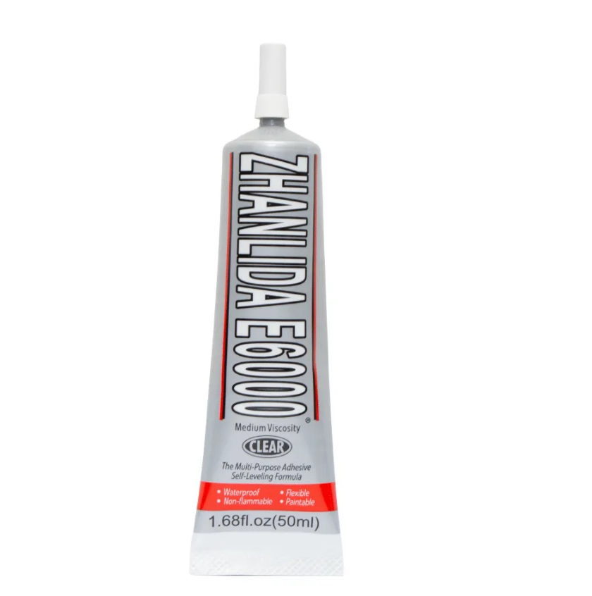 Zhanlida 15ML E6000 Clear Contact Adhesive With Precision Applicator Tip - 15ml  E6000 Glue Adhesive