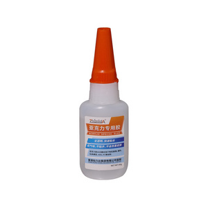 Zhanlida 45g 180g 760g Acrylic Super Glue Clear Adhesive Organic Glass Ceramics PMAA ABS PVC Plastic Waterproof Glue