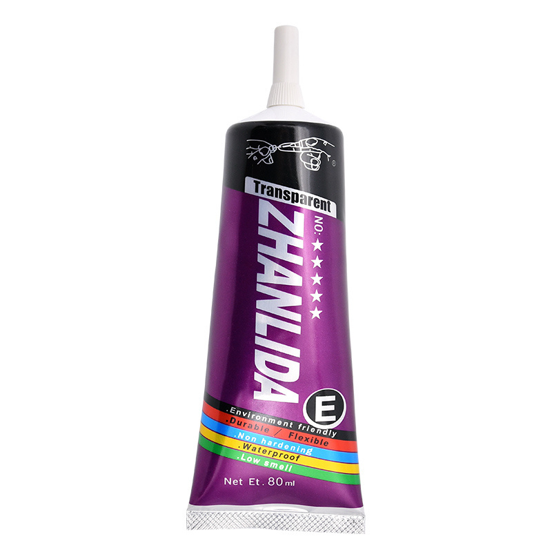 Hot Selling Glue Multi  Multipurpose Strong Adhesives Transparent Liquid Glue For Rhinestone 80ml