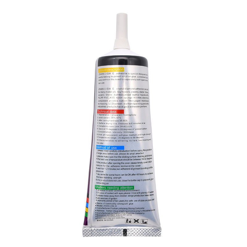 Hot Selling Glue Multi  Multipurpose Strong Adhesives Transparent Liquid Glue For Rhinestone 80ml