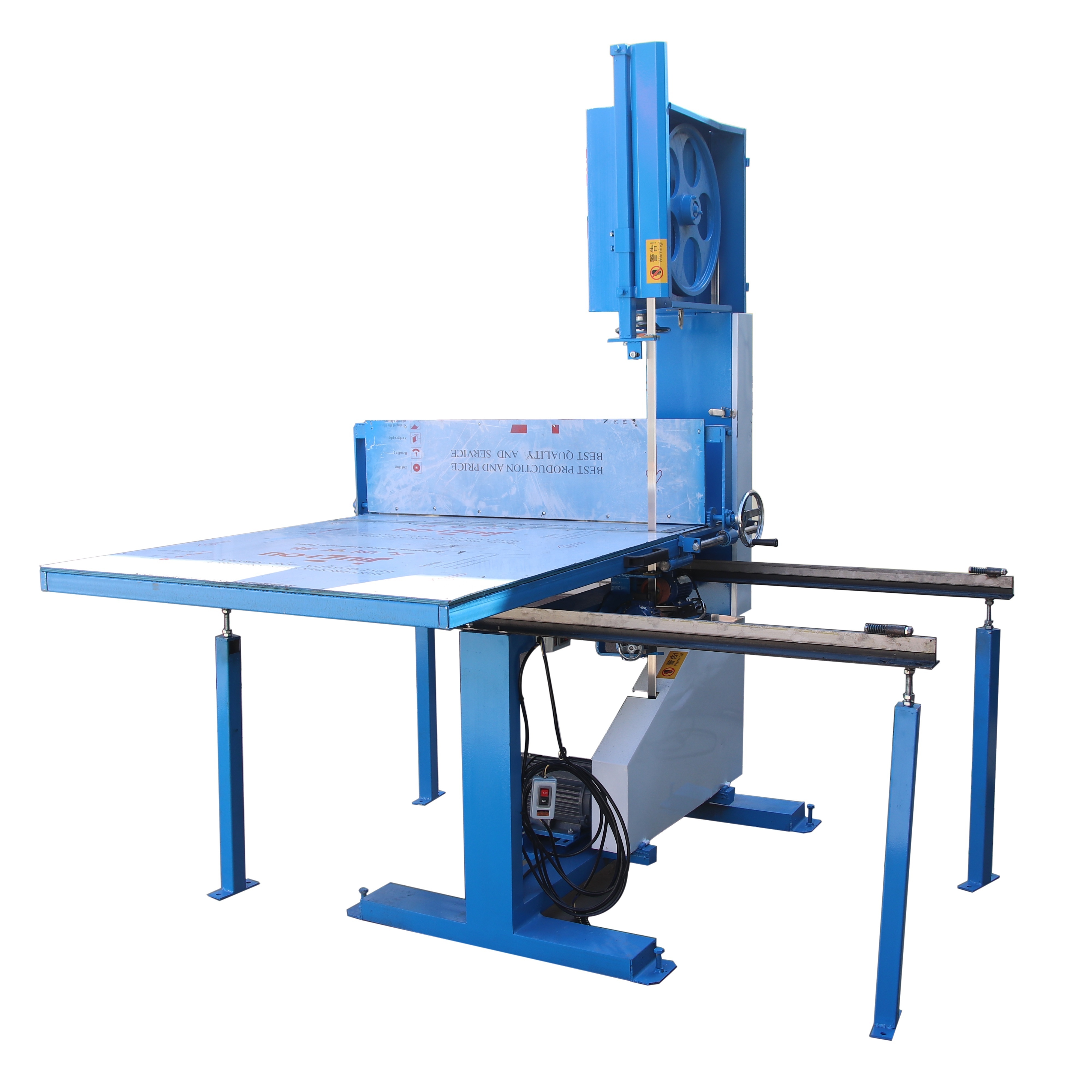 Small Vertical  Foam Upright Cutting Machine  eva pu foam cutting machine