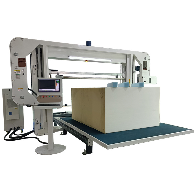 CNC Weir Contour Cutting Machine Vertical PU foam Expanded Ethylene-Vinyl Acetate CNC Contour Cutting Machine