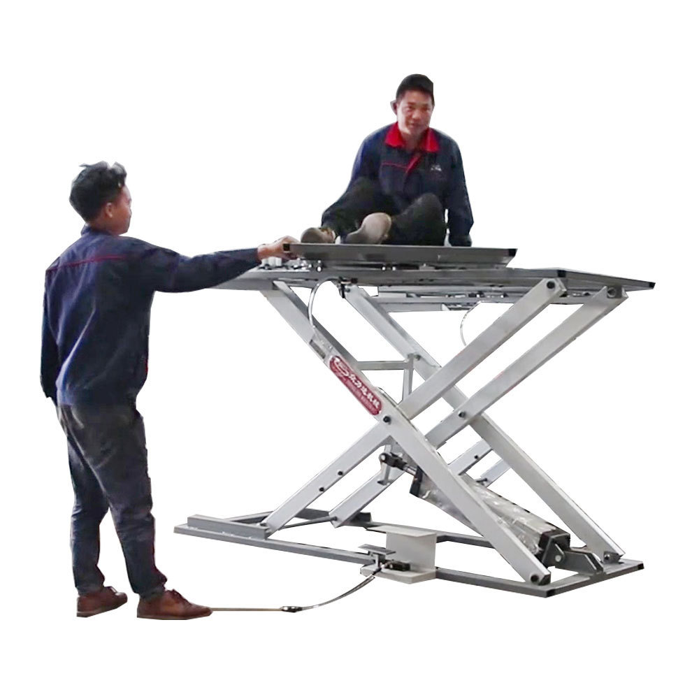 Hot selling Custom hydraulic or pneumatic lifting table platform scissor cargo lift platform for Sofa workshop