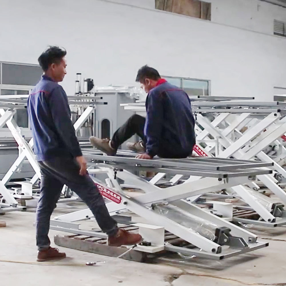 Hot selling Custom hydraulic or pneumatic lifting table platform scissor cargo lift platform for Sofa workshop