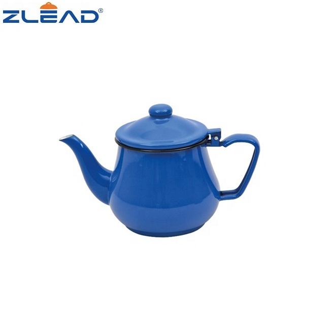 TK105c Tea Pot Kettles small size Tea Pots Handle Enamel Kettle