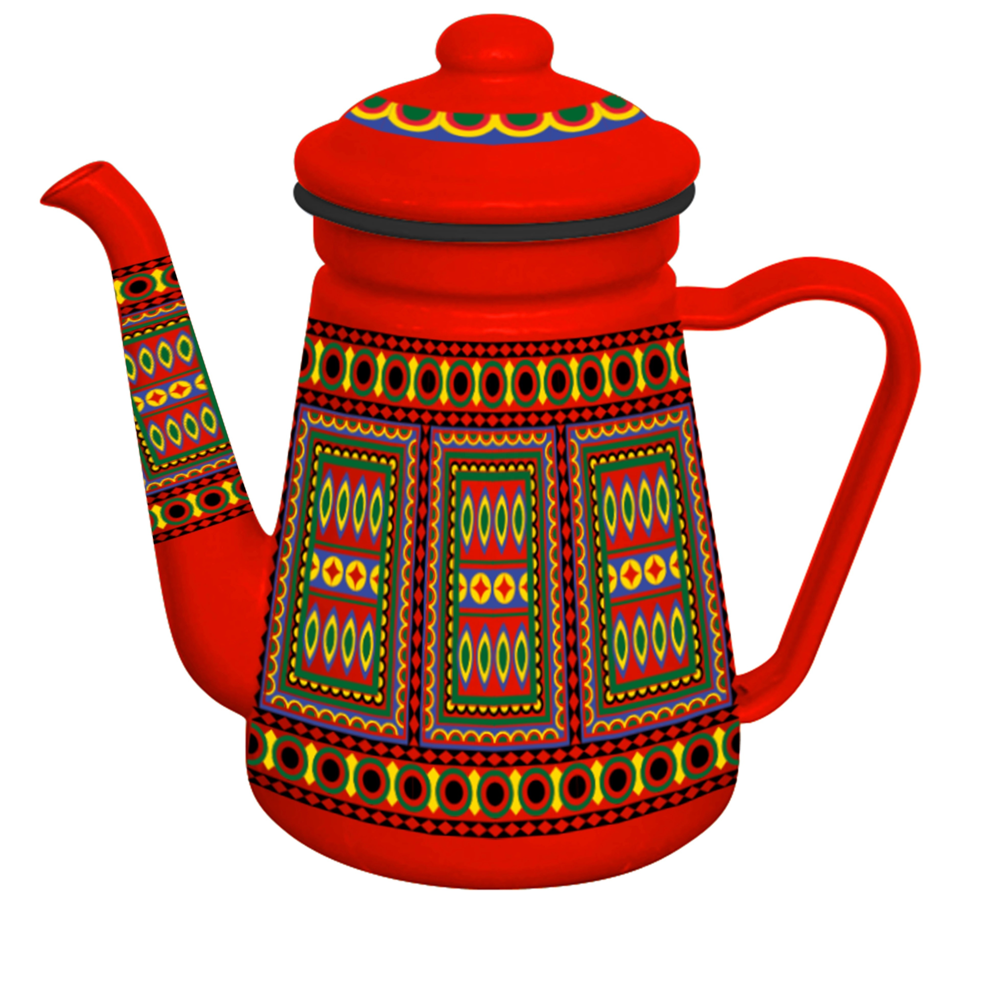 0.9L Enamel Coffee Pot Enamel Teapot Enamel Coffee Warmer