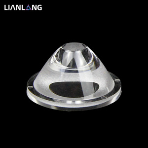 High Transmittance Multi - Angle Plastic Material For Optical Lens Of Flashlight Plastic Plano-convex Lens