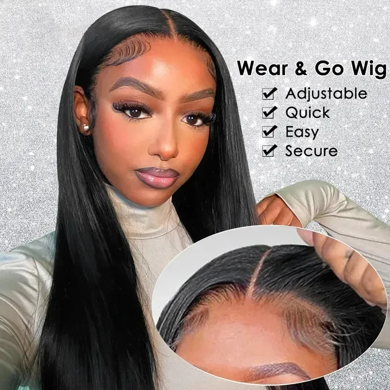 13x6 Raw  Indian Lace Frontal Hair Wig ,Glueless Full Lace Front Wigs For Black Women, 40 inch Brazilian straight Lace Front wig