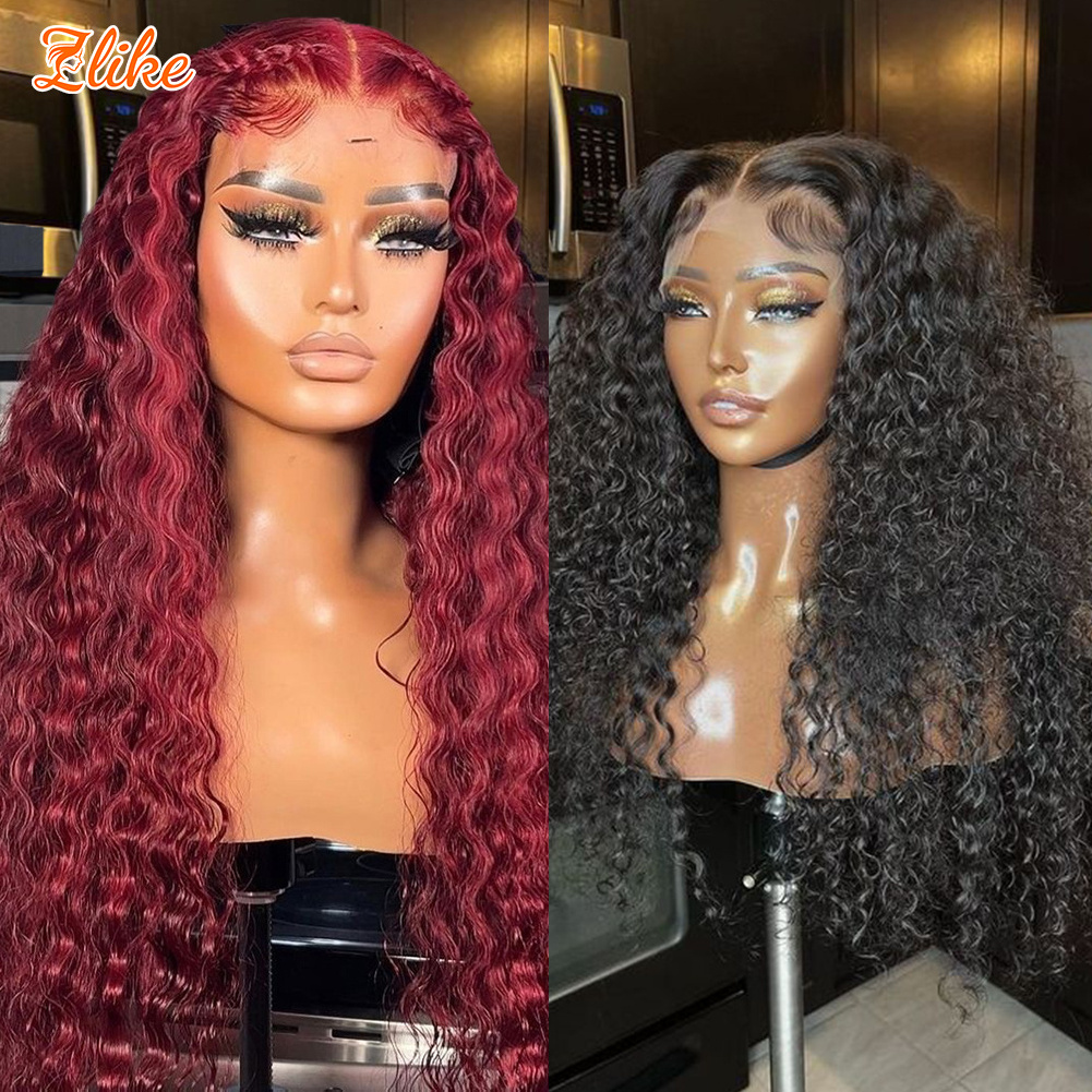 13x4 Pre Plucked Kinky Curly Lace Wigs Human Hair, 150% 180% 210% Density Wigs Human Hair Lace Front, Lace Frontal Wig Vendor