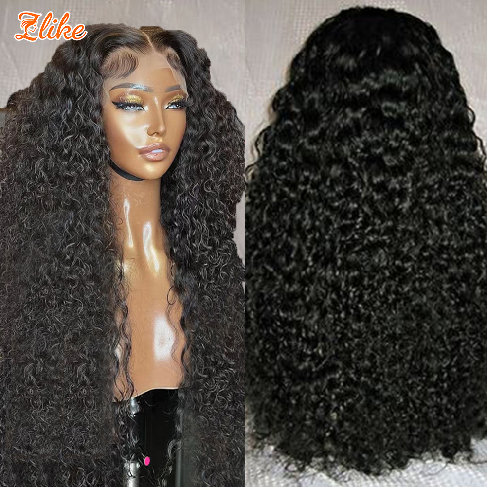 13x4 Pre Plucked Kinky Curly Lace Wigs Human Hair, 150% 180% 210% Density Wigs Human Hair Lace Front, Lace Frontal Wig Vendor