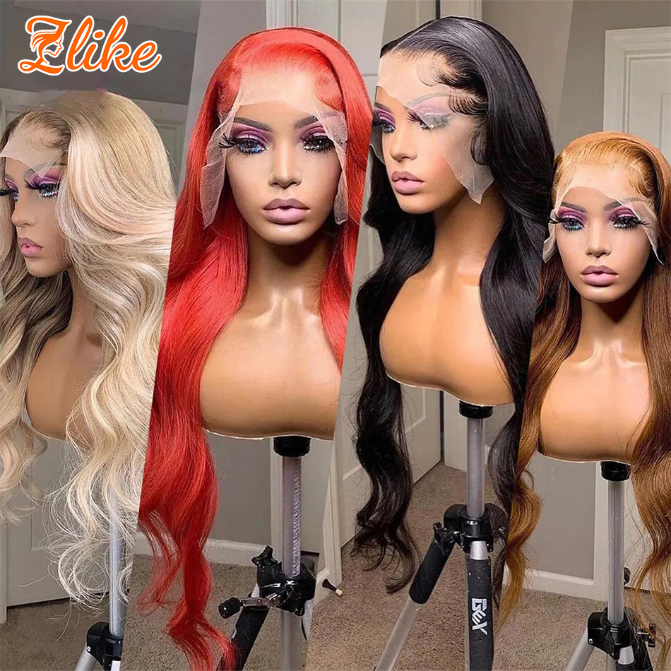 13x6 Raw  Indian Lace Frontal Hair Wig ,Glueless Full Lace Front Wigs For Black Women, 40 inch Brazilian straight Lace Front wig