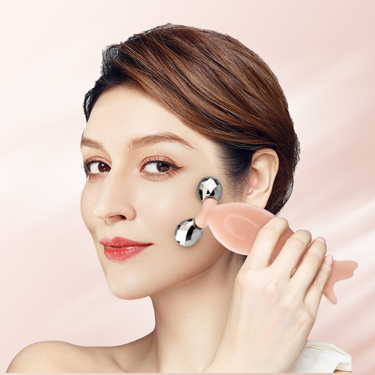 Other Home Use Beauty Equipment jade roller gua sha skin care tool stainless steel gua sha roller guasha