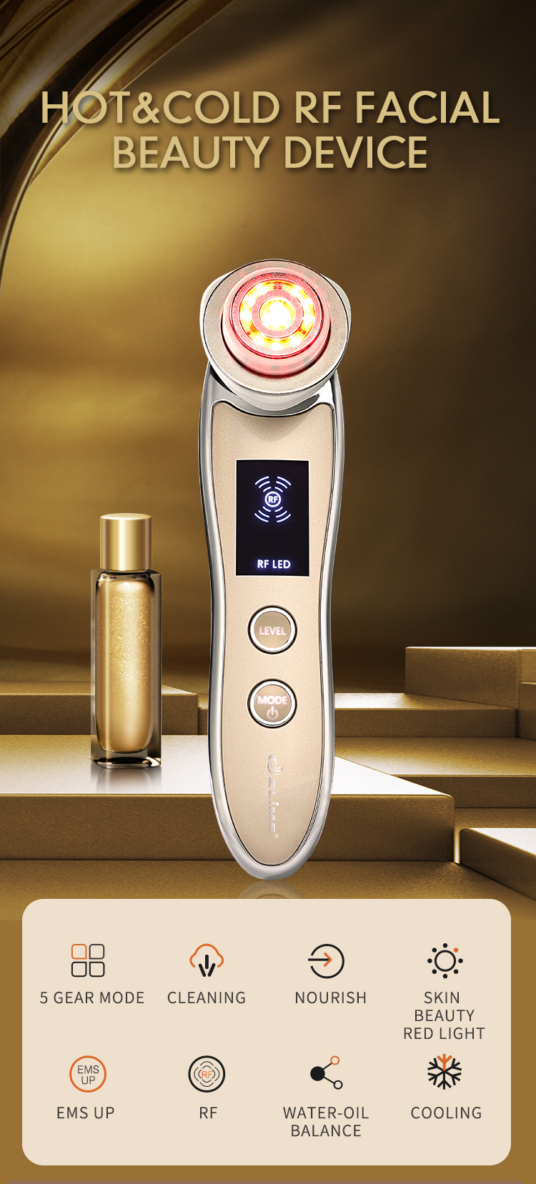 Personal Care Products Radio Frequency best skin care tools facial massage machine tone device beauty face lifting high