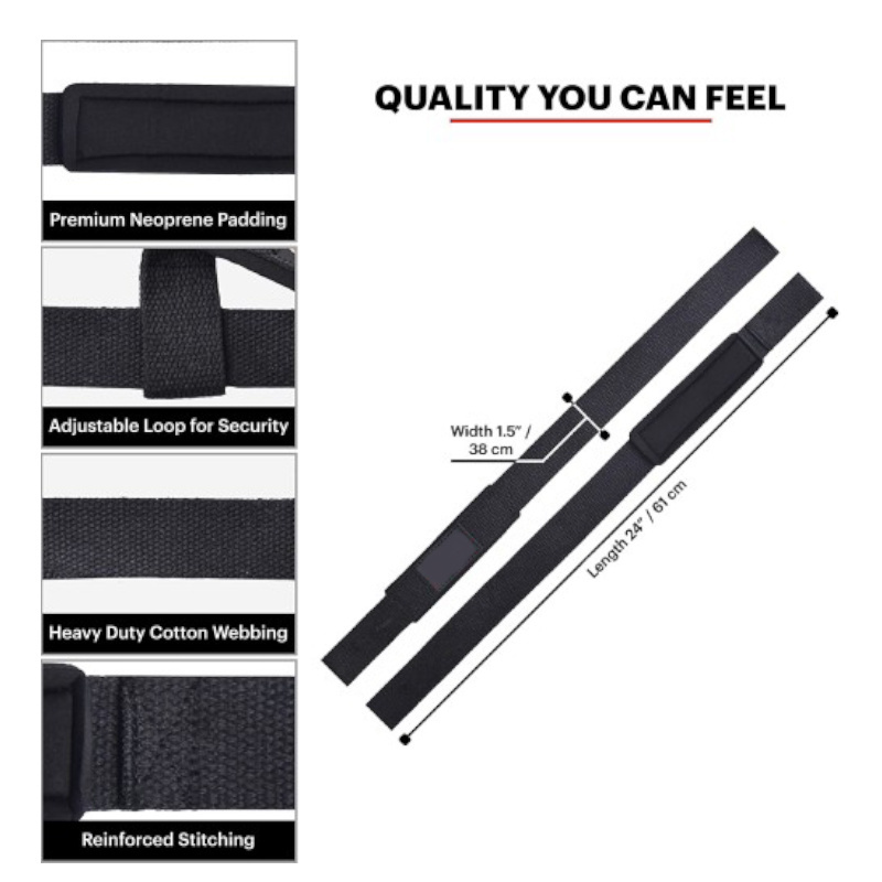 Gym Weight lifting Padded Straps Anti Slip Anime Fitness Power Lifting Straps Custom Gym Wrist Straps