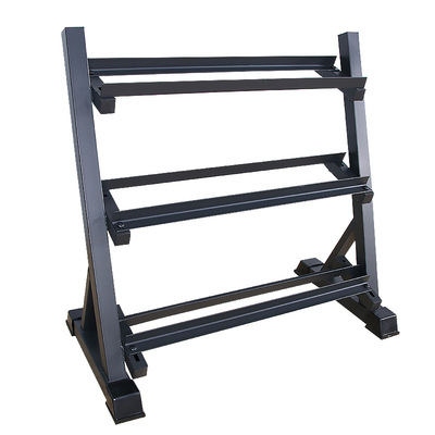 Gym Commercial 3 Tier 5-65Lbs Storage Stand Weight Display Rack For Rubber Hex Dumbbells