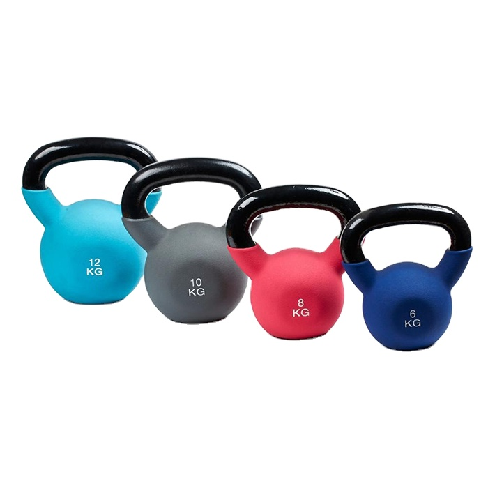 Custom Logo Weight Lifting Kettlebell Adjustable Cast Iron 12kg Fixed Kettlebell Ajustable E-coated Kettlebells