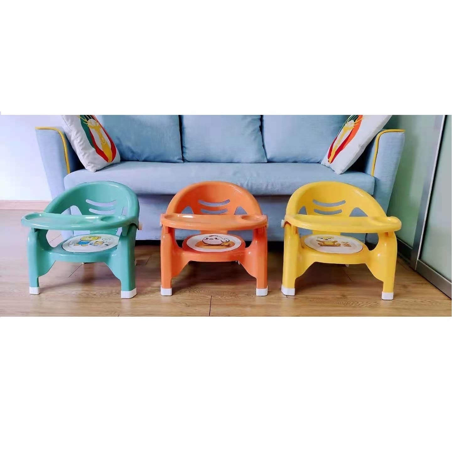 baby dining chair modern plastic feeding chair kids Children room furniture set CHEAP Popular easily assembly