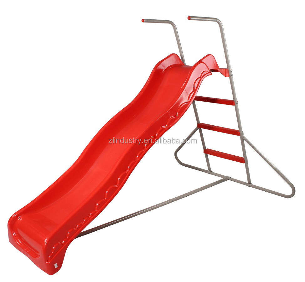 New Product PP material large 180cm long plastic slide for indoor outdoor with stairs