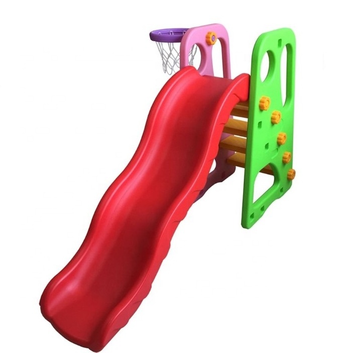 Indoor Playground Soft Plastic Slide for Kids Home Amusement Equipment for Airport Public Shopping Mall Use