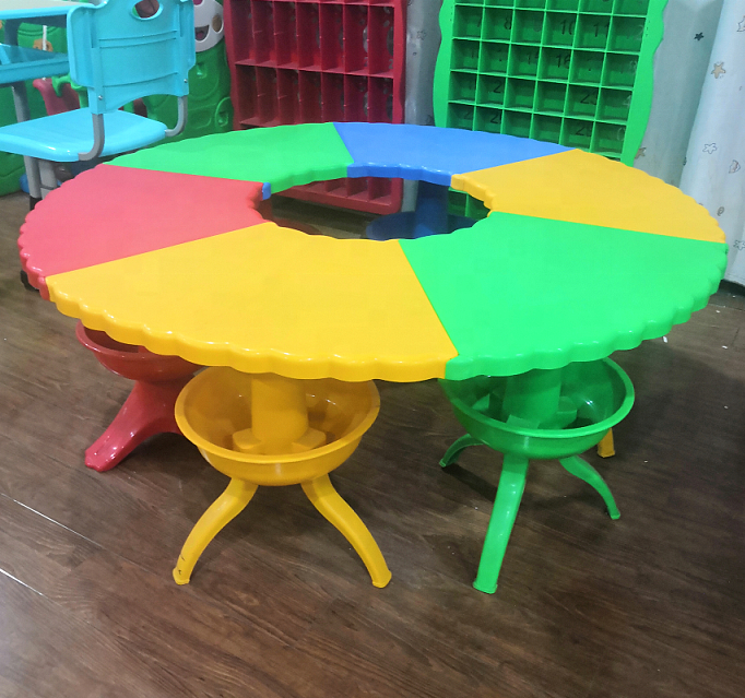 CE tests approved Low price Cheap Durable PP material preschool furniture kindergarten kids plastic children tables and chairs