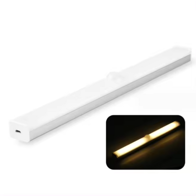 50CM Under Cabinet Lights Motion Sensor USB-C Rechargeable LED Closet Lights Battery Operated Wireless Magnetic Light Strip