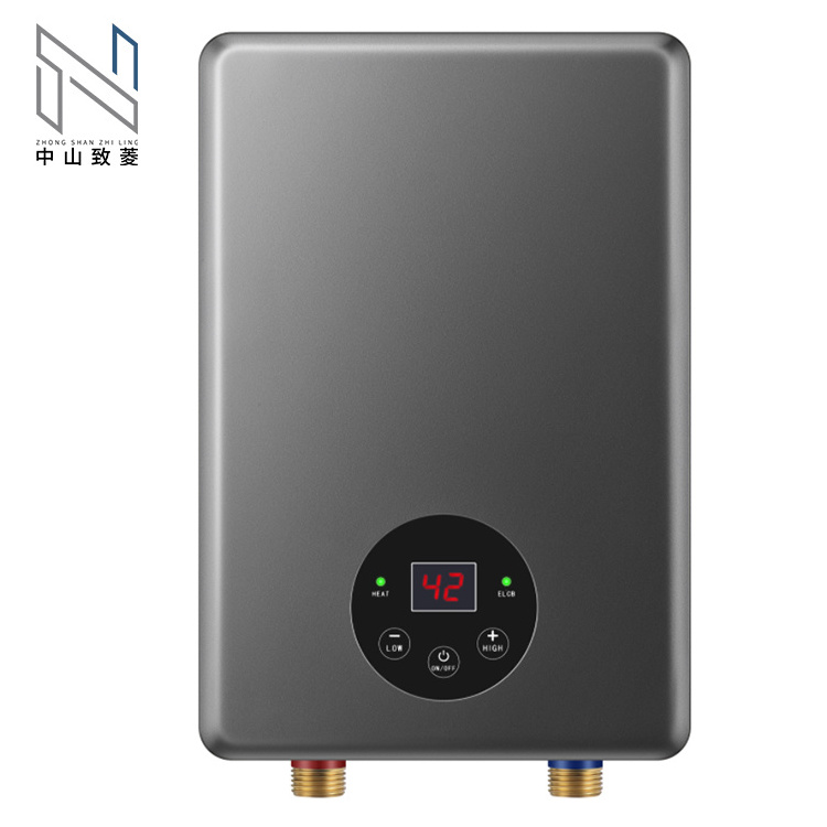 3500w To 5500w Smart Water Heater 120v To 240v Wall Mounted Kitchen Shower Instantaneous Electric Water Heater