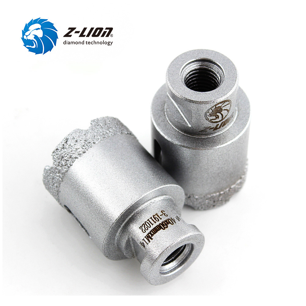 Z-Lion 35mm High Quality Diamond Core Drill Bit Granite Marble Stone Hole Saw Vacuum Brazed Dry Wet Use