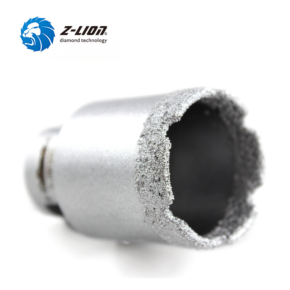 Z-Lion 35mm High Quality Diamond Core Drill Bit Granite Marble Stone Hole Saw Vacuum Brazed Dry Wet Use