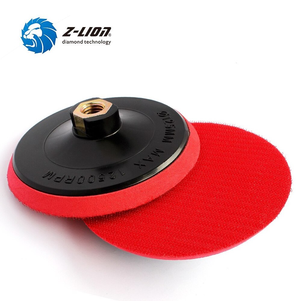 Plastic Backer Foam Pad M14 For Marble Stone Granite Car Tile Sandpaper 100mm Diamond Polishing Pads