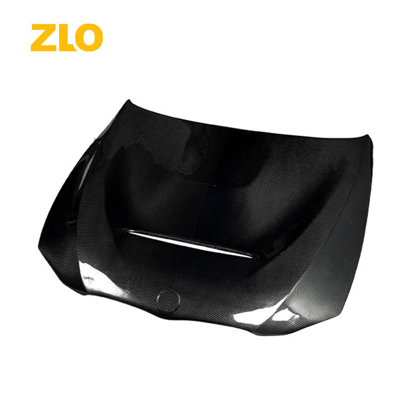 Zlo Car Body Parts M3 GTS Style Engine Cover Hoods Dry Carbon Fiber Front Bonnet For BMW E92 Hood