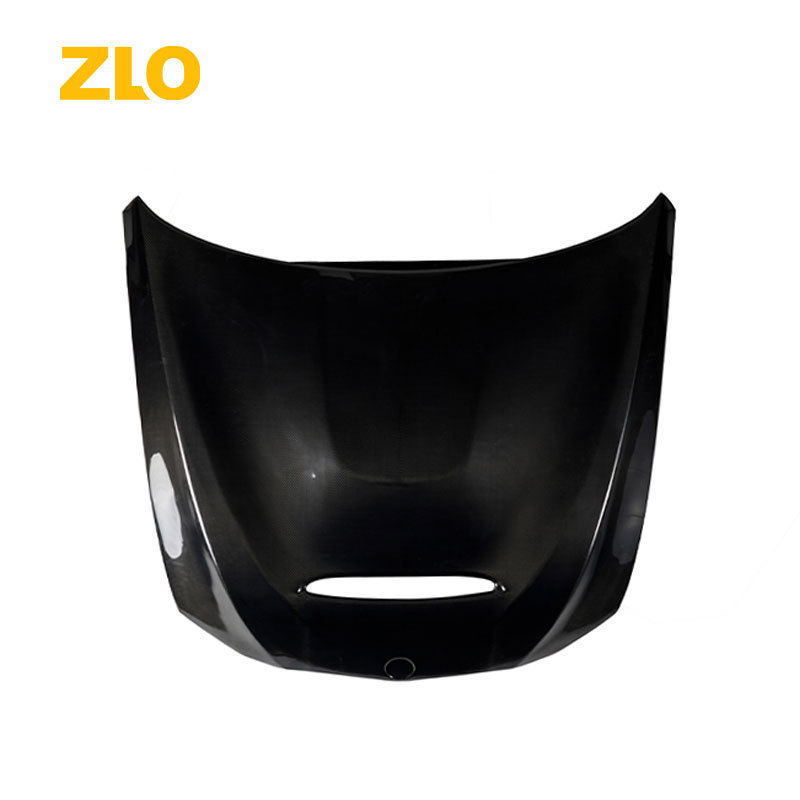 Zlo Car Body Parts M3 GTS Style Engine Cover Hoods Dry Carbon Fiber Front Bonnet For BMW E92 Hood