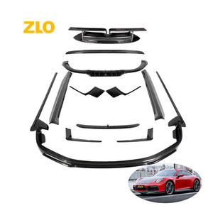 ZLO Manufacturer Car Body System Dry Carbon Fiber Body Kit for Porsche 911 992 Carrera Carrera S Bodykit