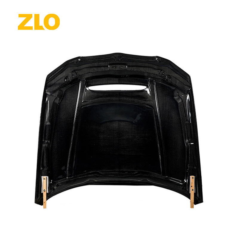 Zlo Car Body Parts M3 GTS Style Engine Cover Hoods Dry Carbon Fiber Front Bonnet For BMW E92 Hood