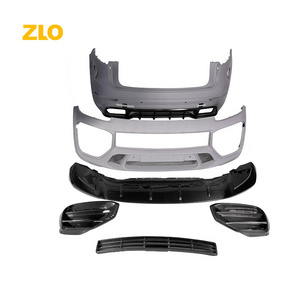 ZLO Auto Exterior Tuning Parts 2018+ E3 9Y0 9YA MTR Style Dry Carbon Fiber Bodykit For Porsche Cayenne 9Y0 Body Kit