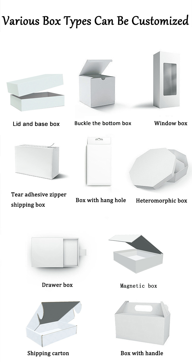 custom packaging hanging cardboard box with pvc window  charger packaging box accessories box packaging