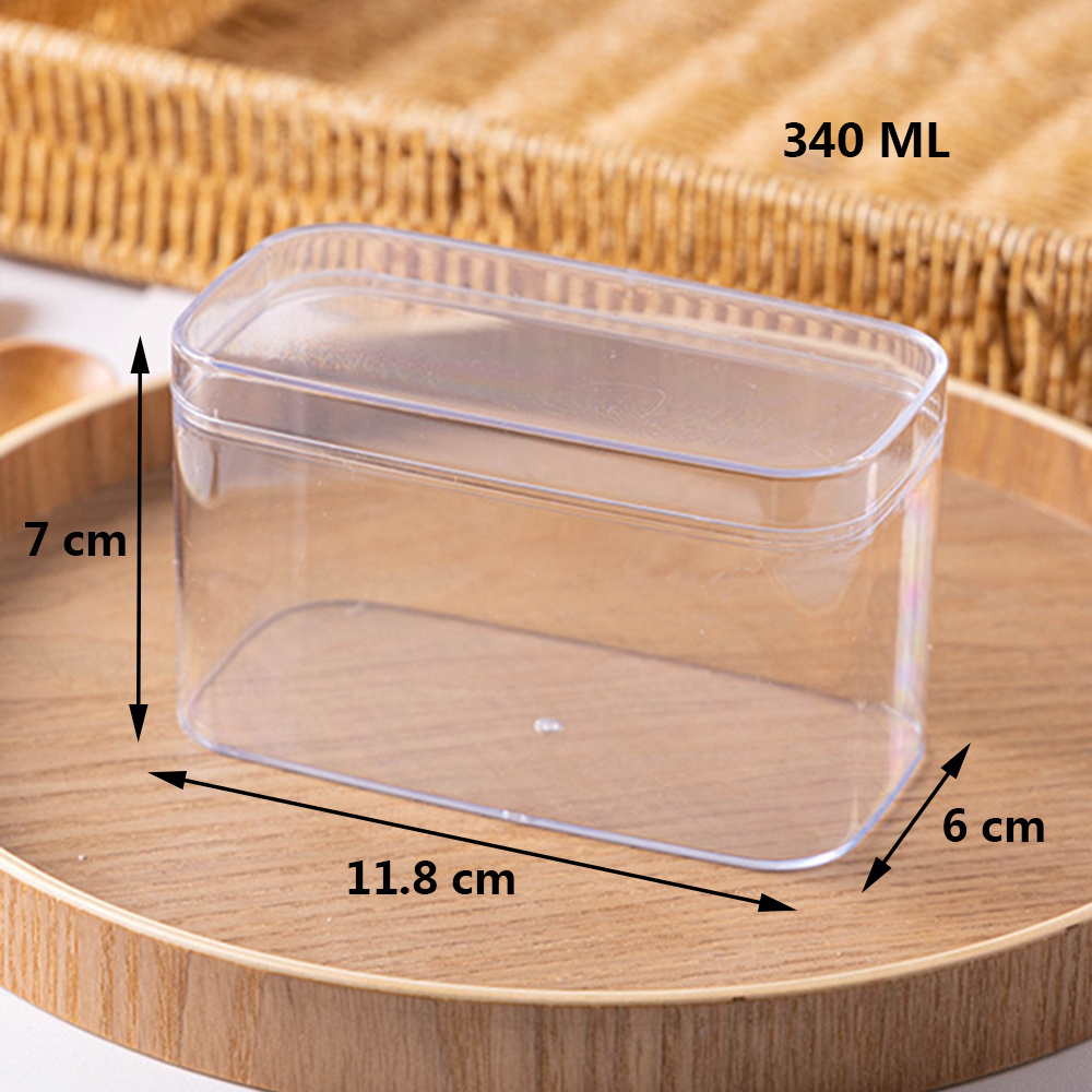 Custom transparent clear hard plastic chocolate tiramisu dessert box packaging biscuit sweets wedding candy cake slice boxes