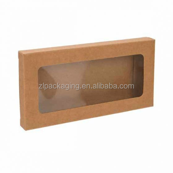 natural kraft paper bar soap  paint toilet make up cleaning  tresluces brushes folding packaging gift box with clear pvc window