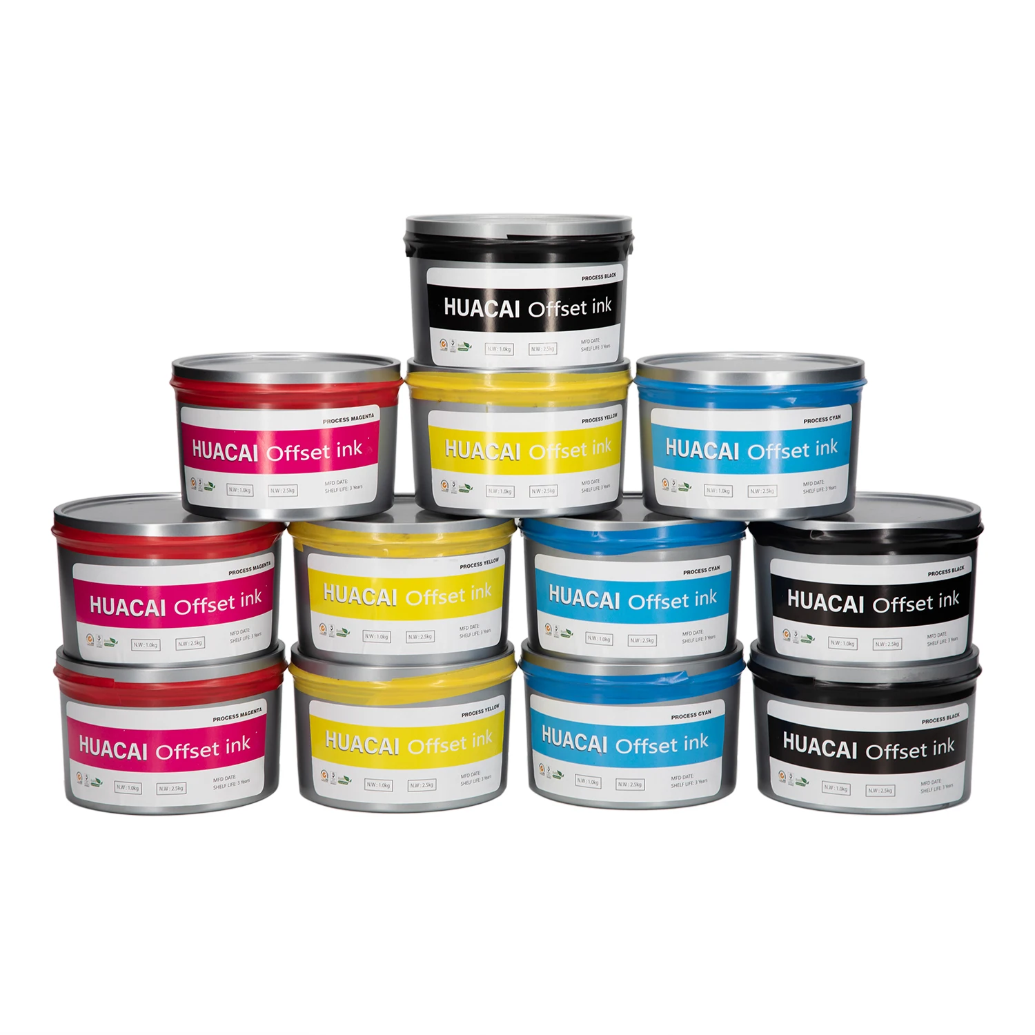 Oil Based Offset Inks CMYK High Gloss Quick Drying Sheet-fed Offset Printing Ink