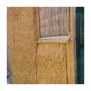 Gallery, Restaurant, Hotel, Patio (Brown) reed fence panel Won't Rot reed roof Green Roof Easy-Install reed grass roof