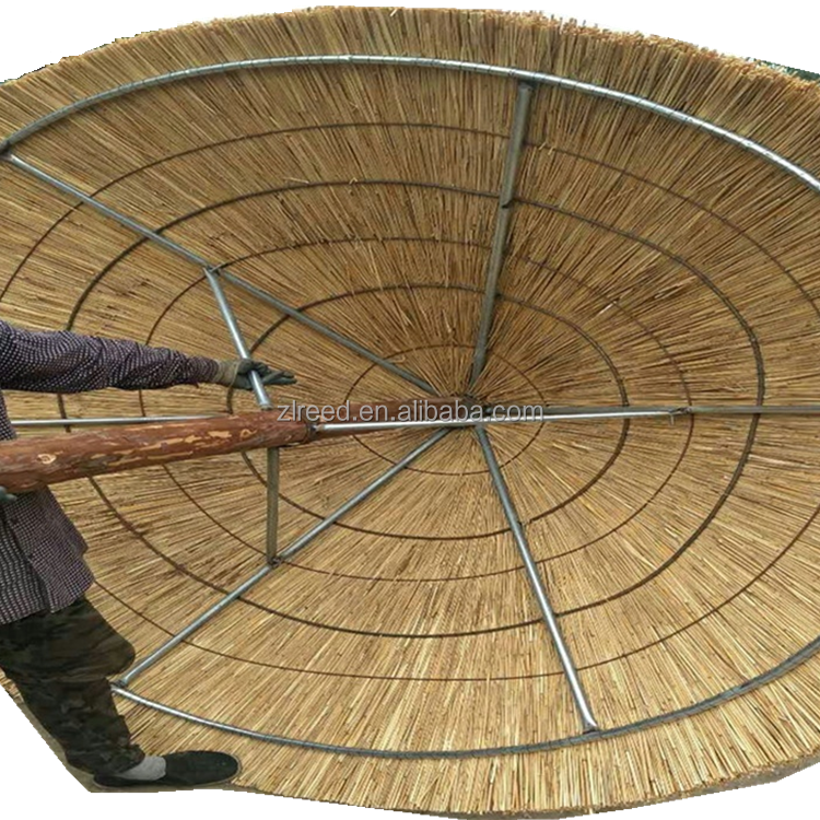 hote sale bali  handmade reed umbrella by China factory